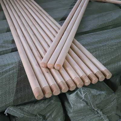 Round Wood Mop Stick Factory Price Broom Wooden Mop Stick Wholesale Price